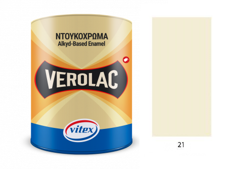 Vitex Verolac - alkydový lesklý email č.21 krémová 0,180L